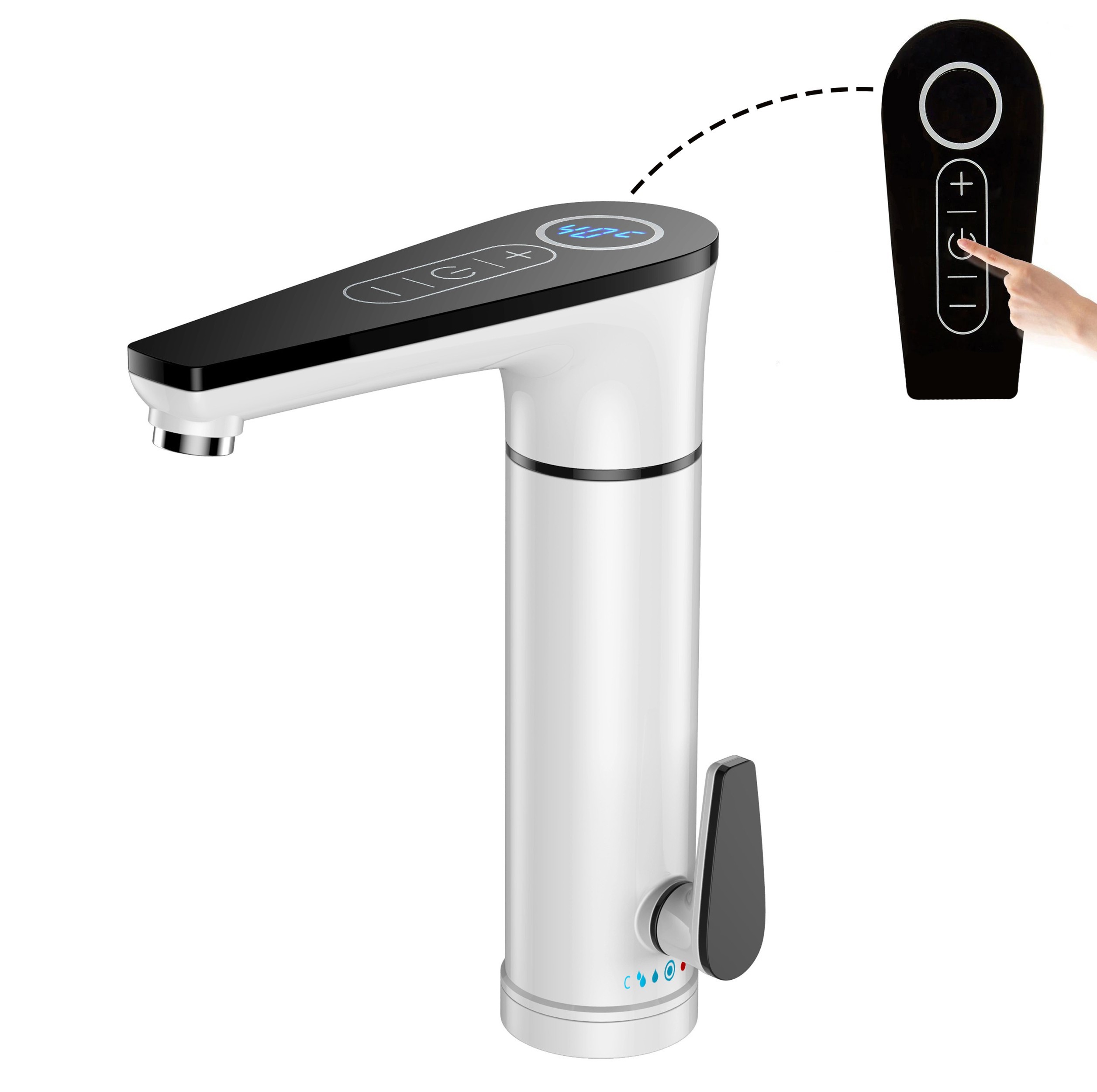 Robinet electric 3.3 kW, 5 l/min, reglare touch LED, protectie supraincalzire, JNOD, RESIGILAT - imagine 16